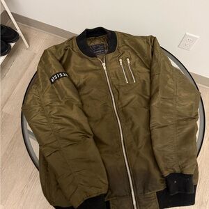 Resistance Olive Green Bomber Jacket – Men’s